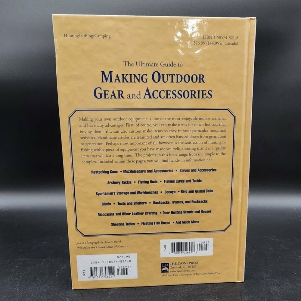 The Ultimate Guide to Making Outdoor Gear and Accessories Hardcover New Old Stk - Picture 2 of 5